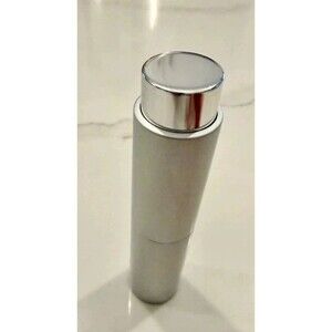 Silver travel perfume bottle with pump